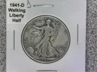1941-D Denver Silver Walking Liberty Half Dollar US Coin