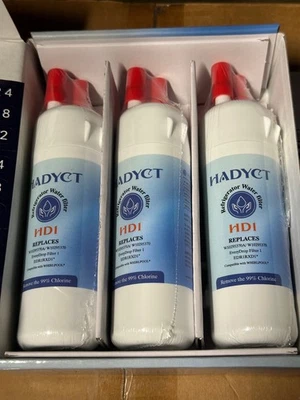 3 Pack D FILTERS HD1 Replacement Refrigerator Filters W10295370A EDR1RXD1