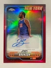 2025 Topps Chrome Jalen Brunson Autograph Red Refractor #5/5