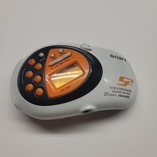 Sony S2 Sports Radio TV Weather FM/AM Walkman SRF-M80V w/Belt Clip  Strap WORKS