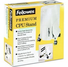 Fellowes Mobile CPU Stand Computer Tower Stand with Caster Wheels Fits Most PC