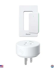 Wireless Remote Control Outlet Plug, 300ft Range, 15A, Programmable Switch