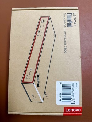 Lenovo ThinkPad Thunderbolt 5 Smart Dock 7500- Brand New Sealed In Box 