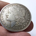 Morgan silver one-dollar coin, 1889 -cc  Carson City, excellent condition VF-