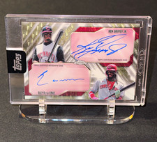 Marketplace image: 2026 Topps Chrome Ken Griffey Jr/Elly De La Cruz Dual Autos DA-GJC 1/1 Reds