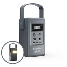 Q100 Portable 100W Power Station 96Wh LiFePO4 Battery Generator with 5 Outlet