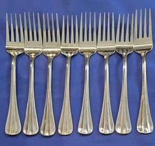 International Silver SMITHFIELD 18/0 Stainless  - Set of 8 Salad Forks 7 1/8"