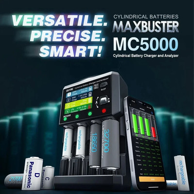 SkyRC MC5000 Cylindrical Battery Charger and Analyzer Li-ion LiFePO4 NiMH Na-ion