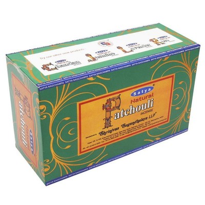 Satya Natural Patchouli Räucherstäbchen Naturduft Masala AGARBATTI 180g