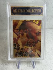 Gold Kobe Bryant Memorial Tribute Card Los Angeles Lakers 2020 NBA HOF