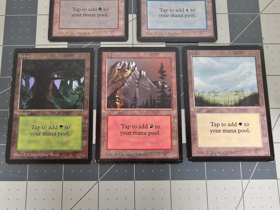 MTG ⭐ Beta Edition ⭐ Land Set ⭐ Vintage Legacy ⭐ - Image 3 of 4
