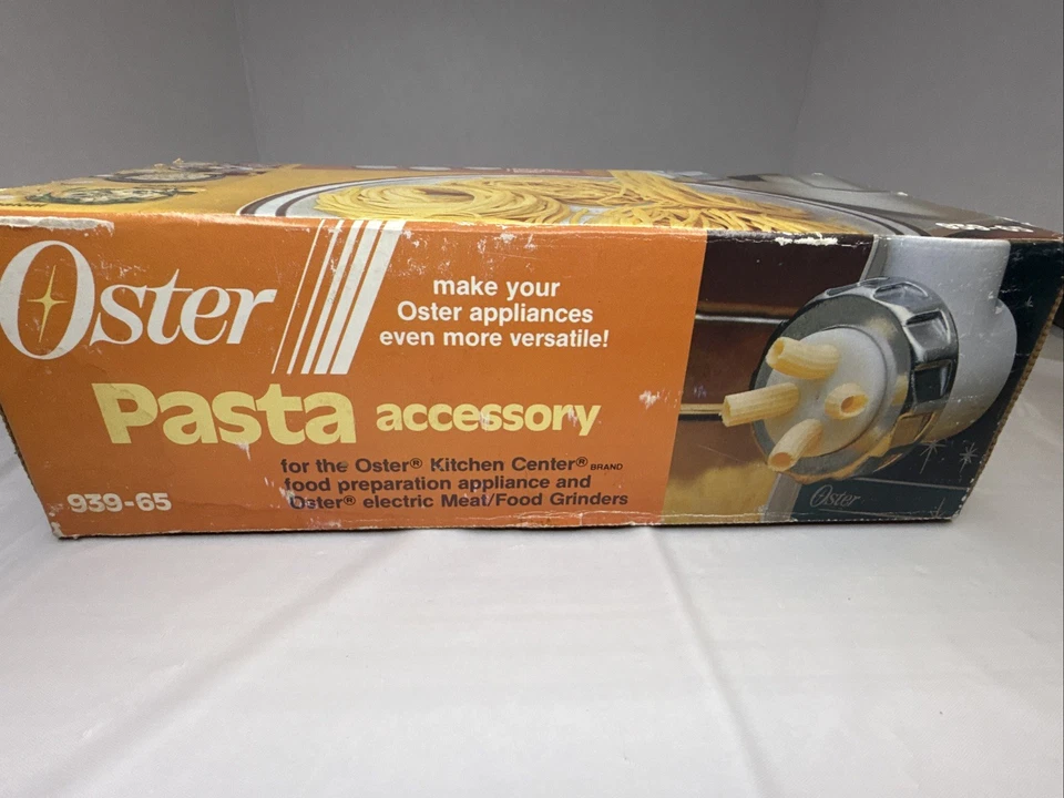 Oster Kitchen Center Pasta Accessory 939-65 Vintage COMPLETE! Open Box New - Image 2 of 4