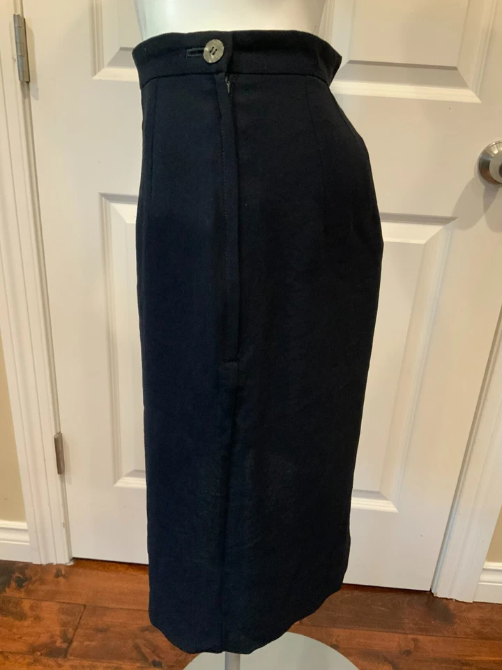 Falda lápiz ligera negra Comme Des Garcons Comme Des Garcons, talla mediana Foto 2 de 4