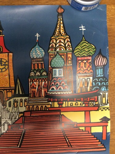 España El Turismo Pasaporte De La Paz 38” X 24.5” Poster GnuFoundArt - Picture 11 of 12