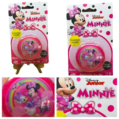 Disney Junior Minnie Mouse Light-Up Yo-Yo – Glittery Pink Flashing Lights  - Main Image