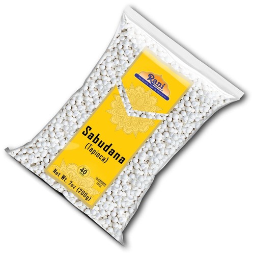 Rani Sabudana (Tapioka / Sago) Perlen 7oz (200g) - Bild 8 von 8