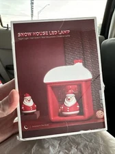 LED Lamp Night Light Desk Wall Santa Figure Decor Cordless w USB