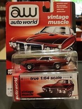 Auto World Vintage Muscle 1969 Pontiac Firebird Trans Am Red
