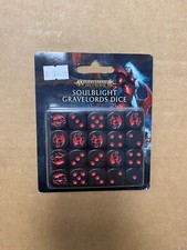 WARHAMMER AGE OF SIGMAR SOULBLIGHT GRAVELORDS DICE 20X16 MM 40K MJ