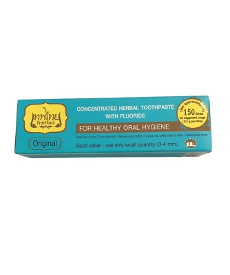 Original Tepthai concentrated Herbal Toothpaste with Fluoride 30 g ( 2 tubes )