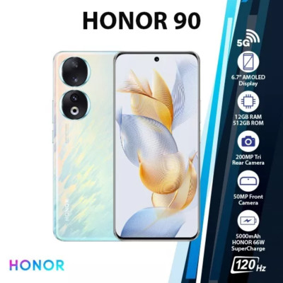  Unlocked Honor 90 256GB+16GB 200MP Dual SIM 6.7'' 5G SmartPhone New Sealed