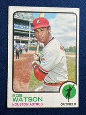 1973 TOPPS #110 BOB WATSON (HOUSTON ASTROS) BASEBALL CARD