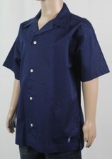Ralph Lauren Childrens Navy Blue Short Sleeve Dress Shirt Blue Pony NWT