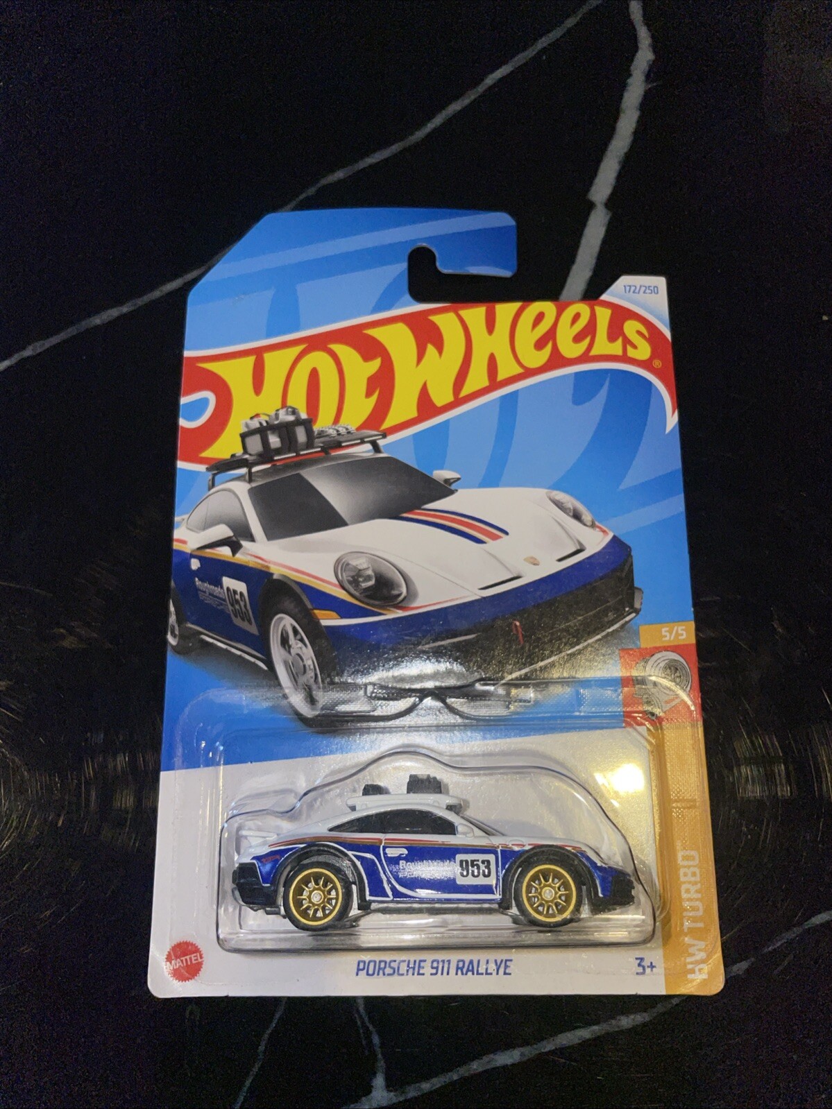 Hot Wheels Porsche 911 Rallye HW Turbo 5/5 Custom Wheels 🛞-image