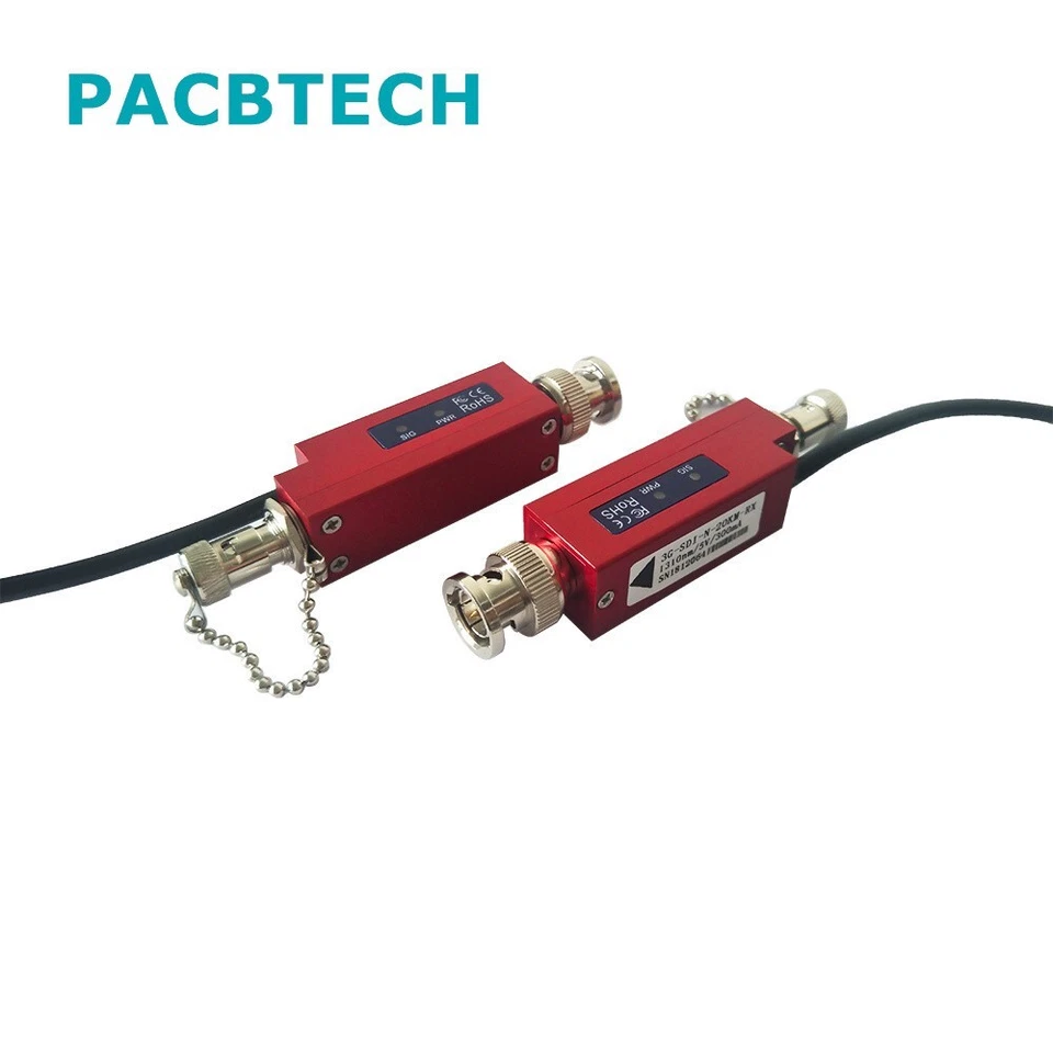 Mini convertidor de fibra 3G SDI de 20 km 1080 60 Hz 3g-SDI extensor óptico de fibra ST Foto 3 de 4