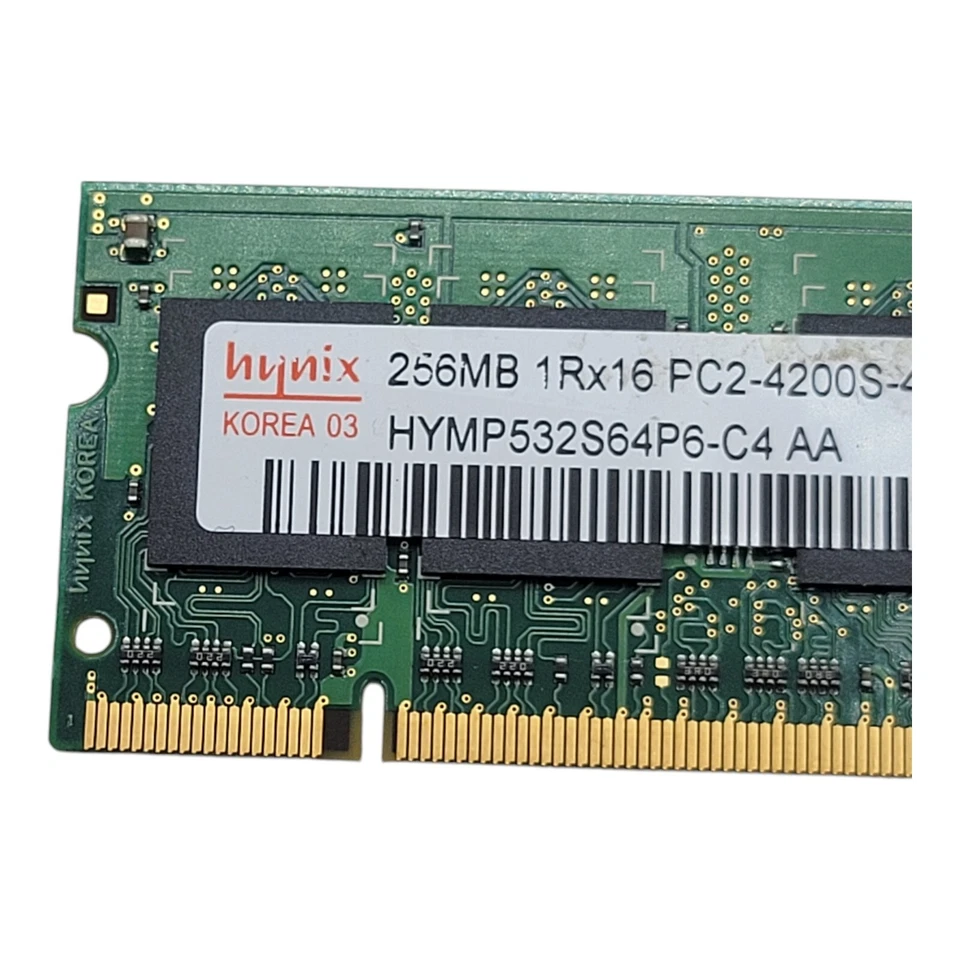 Memoria de acceso aleatorio Hynix HYMP532S64BP6-C4 256 MB DDR2-533 (PC2-4200) PC2-4200S Foto 3 de 4