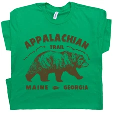 Appalachian Trail T Shirt Great Smoky Mountains Cool Hiking Hiker Men Women Tee