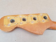 FRETLESS USA J BASS NECK - NITRO FINISH