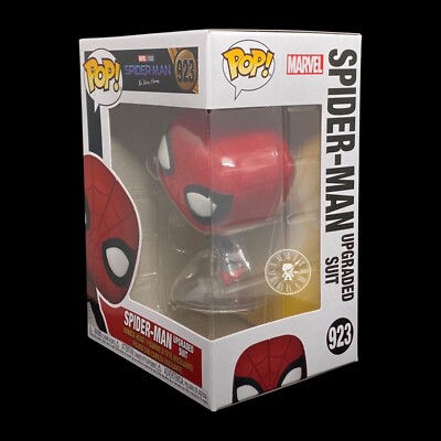 Funko Pop + Protector! Marvel #923 No Way Home Spider-Man Upgraded