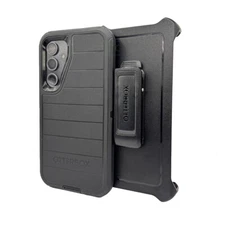 OtterBox Defender Pro Series Case With Belt Clip for Samsung Galaxy S24 (Black)