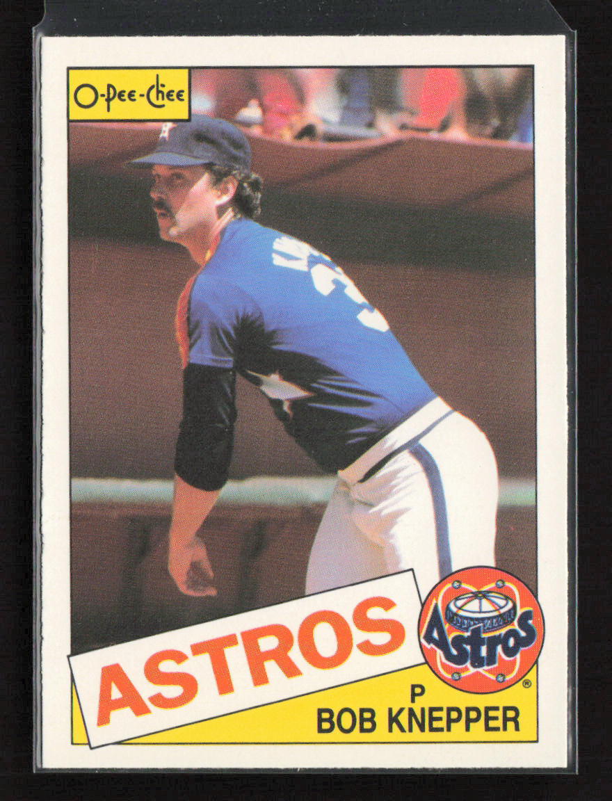 1985 O-Pee-Chee #289 Bob Knepper Houston Astros Near Mint or Better