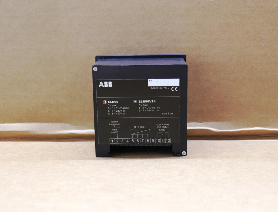 ABB ELR96 RESIDUAL CURRENT DEVICE 2CSG152130R1202 - Image 4 of 4