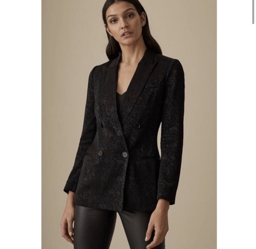 Reiss Double Breasted Dahlia Jaquard 