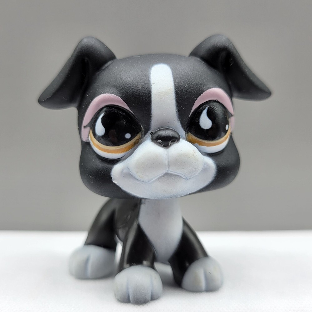 Littlest Pet Shop LPS #826 Boxer Dog Figurine Toy Hasbro