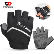 Breathable Cycling Half Finger Gloves Riding MTB Road Bike Sports Short Gloves