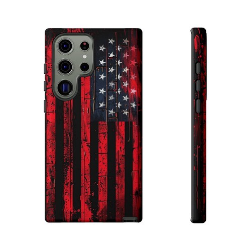 iPhone/Galaxy/Google Rugged American Flag Neon Colors Patriotic Tough Phone Case - Picture 235 of 274