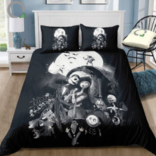 Holiday Gift Idea The Nightmare Before Christmas Duvet Cover Set 4pcs 
