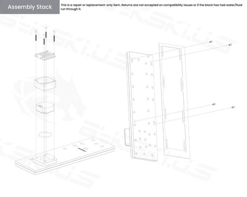 Placa de distribución Bykski para PHANTEKS NV7 - PMMA con 5v direccionable RGB (RBW) (RGV-P... - Imagen 15 de 16