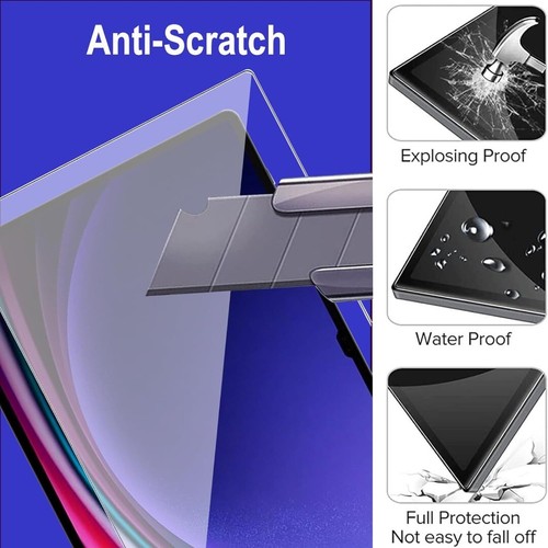 Vidrio Templado Protector de Pantalla Para Samsung Galaxy Tab S9 Ultra Funda - Imagen 5 de 12
