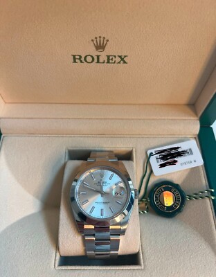 Rolex Datejust 126300 41 Full Set Garantie OVP Erstbesitz Rechnung