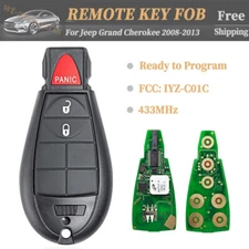 Keyless Go Proximity Remote Key Fob For 2008-2013 Jeep Grand Cherokee IYZ-C01C