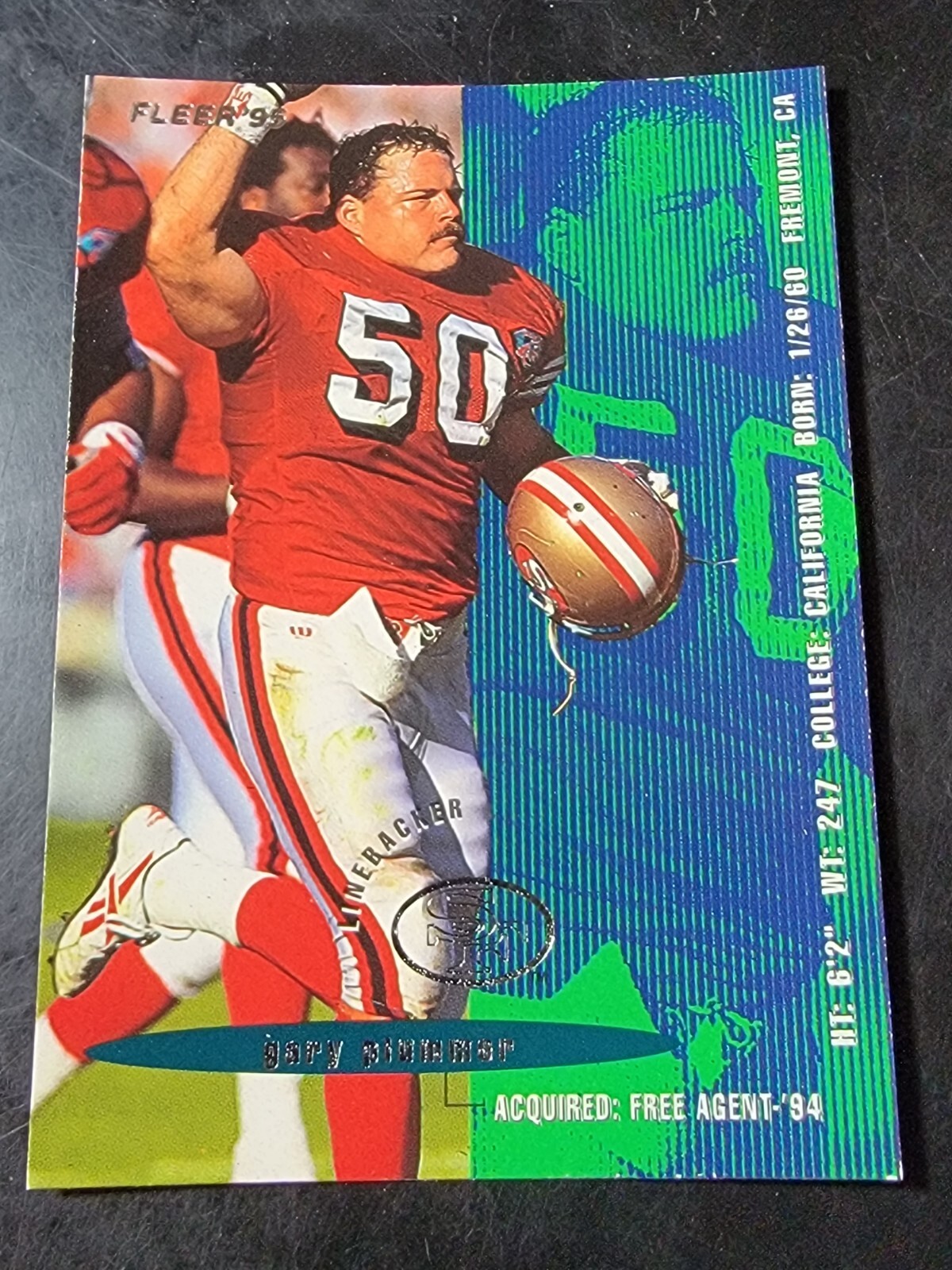 1995 Fleer Football #347 Gary Plummer 