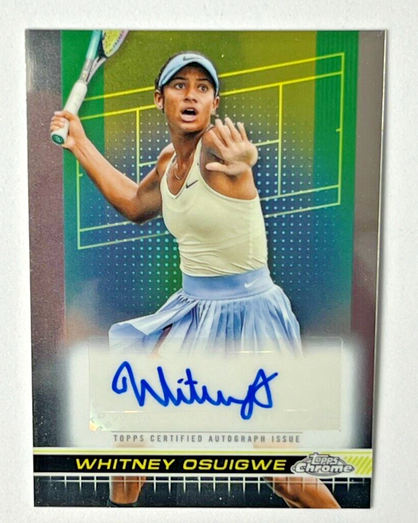 2024 Topps Chrome Tennis WHITNEY OSUIGWE AUTO