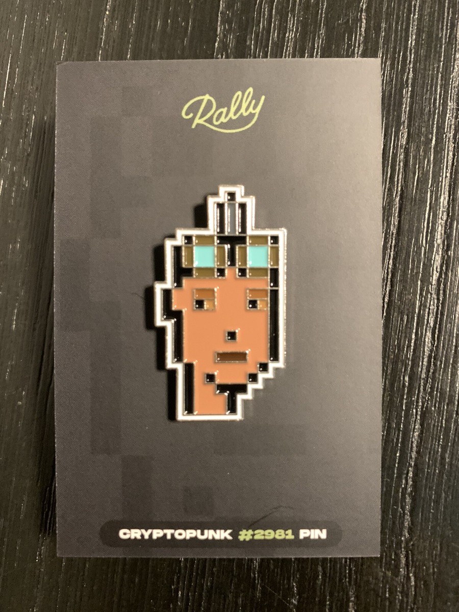 CRYPTO PUNK #2981 PIN - Rally Rd Road CryptoPunks | eBay