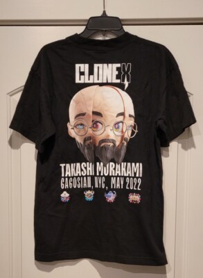 NEW AUTH RTFKT CLONE X TAKASHI MURAKAMI LTD T SHIRT MED NYC CLONEX