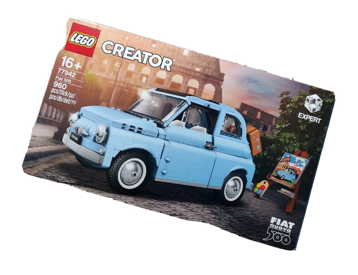 LEGO Creator Expert Fiat 500 UK Baby Blue Version (77942